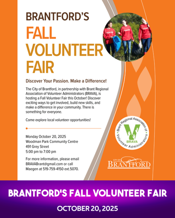 Brantford's Fall Volunteer Fair